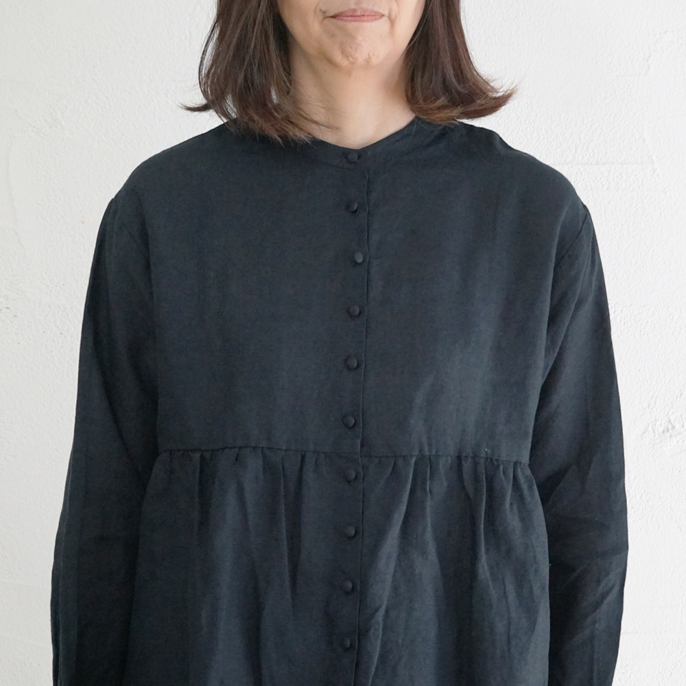 リネンブラウス 