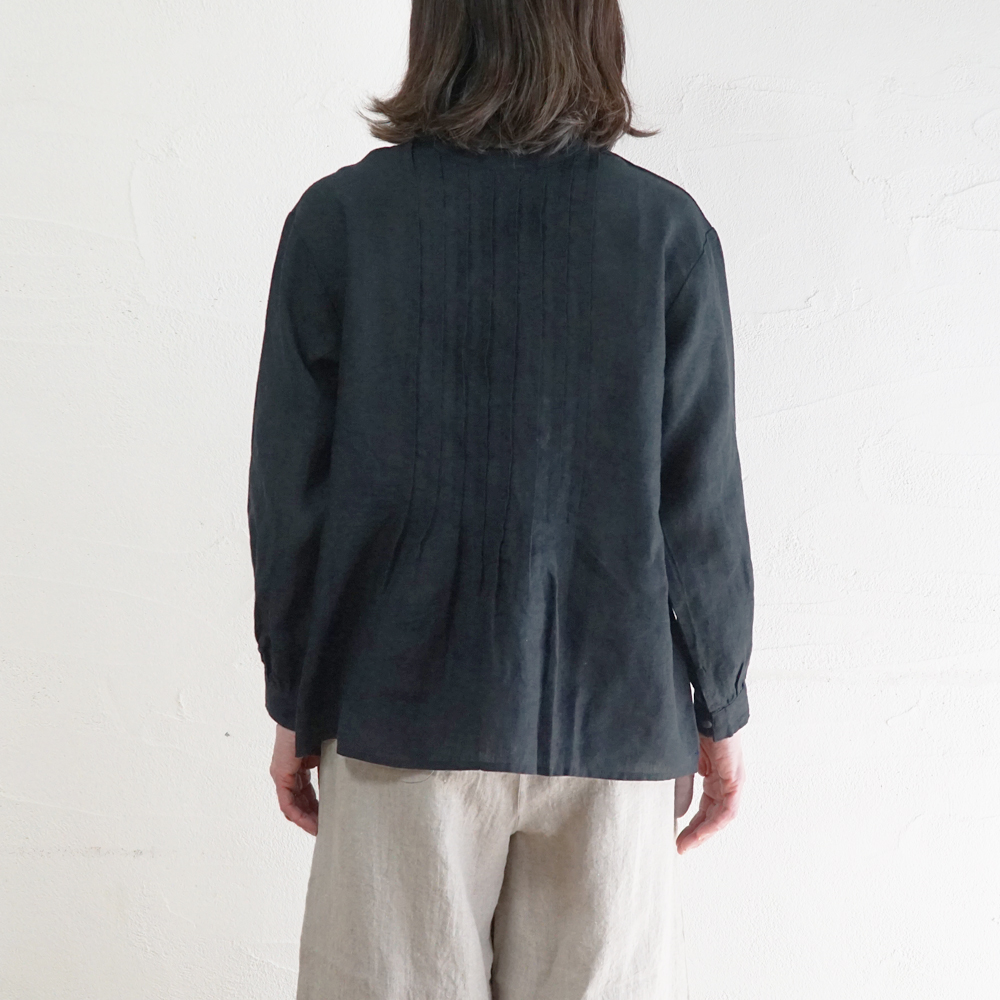 リネンブラウス 