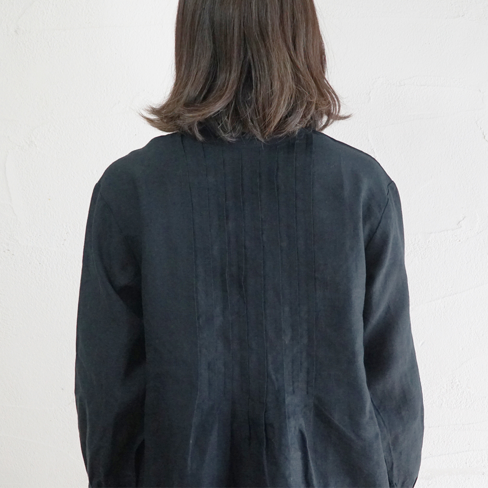 リネンブラウス 