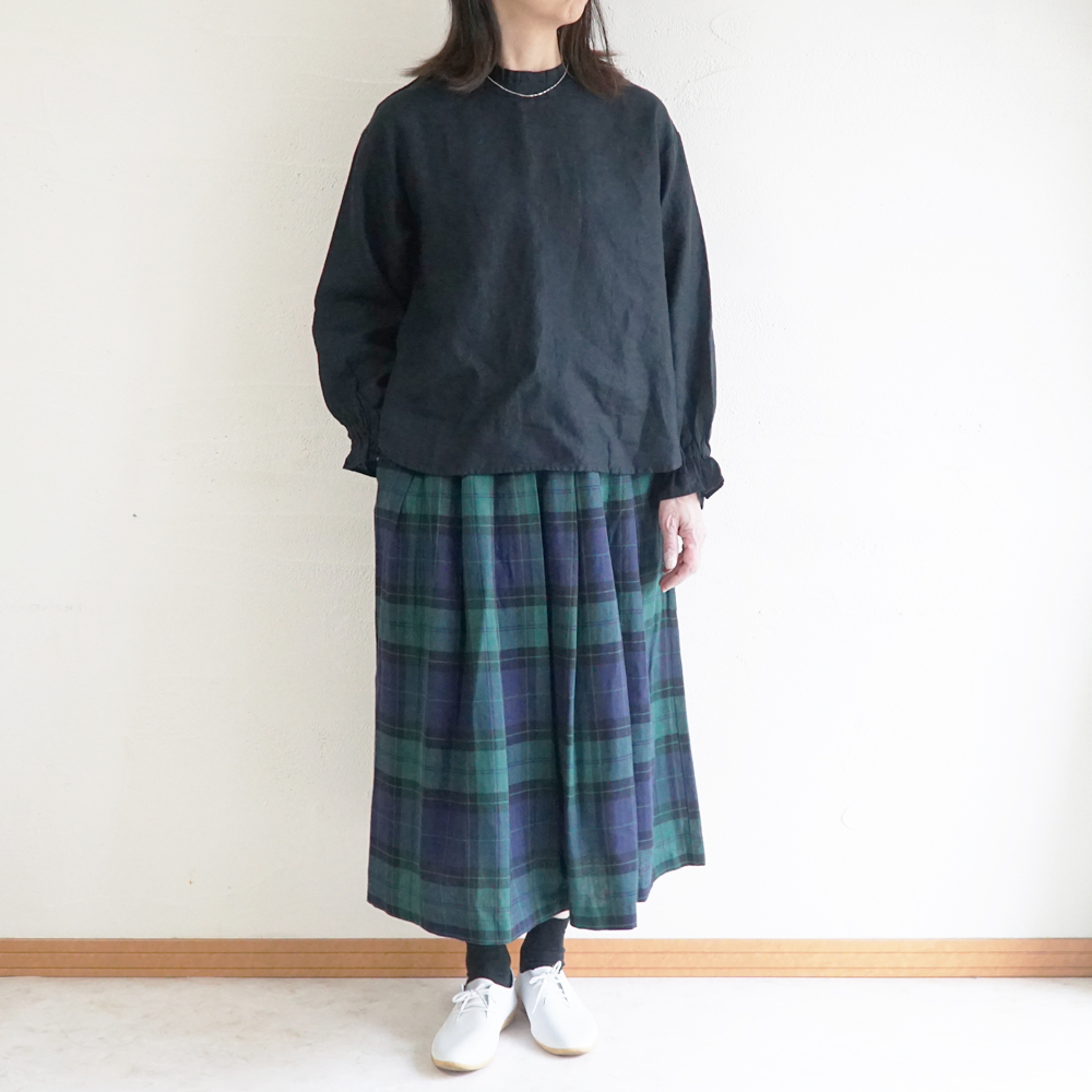 リネンブラウス 