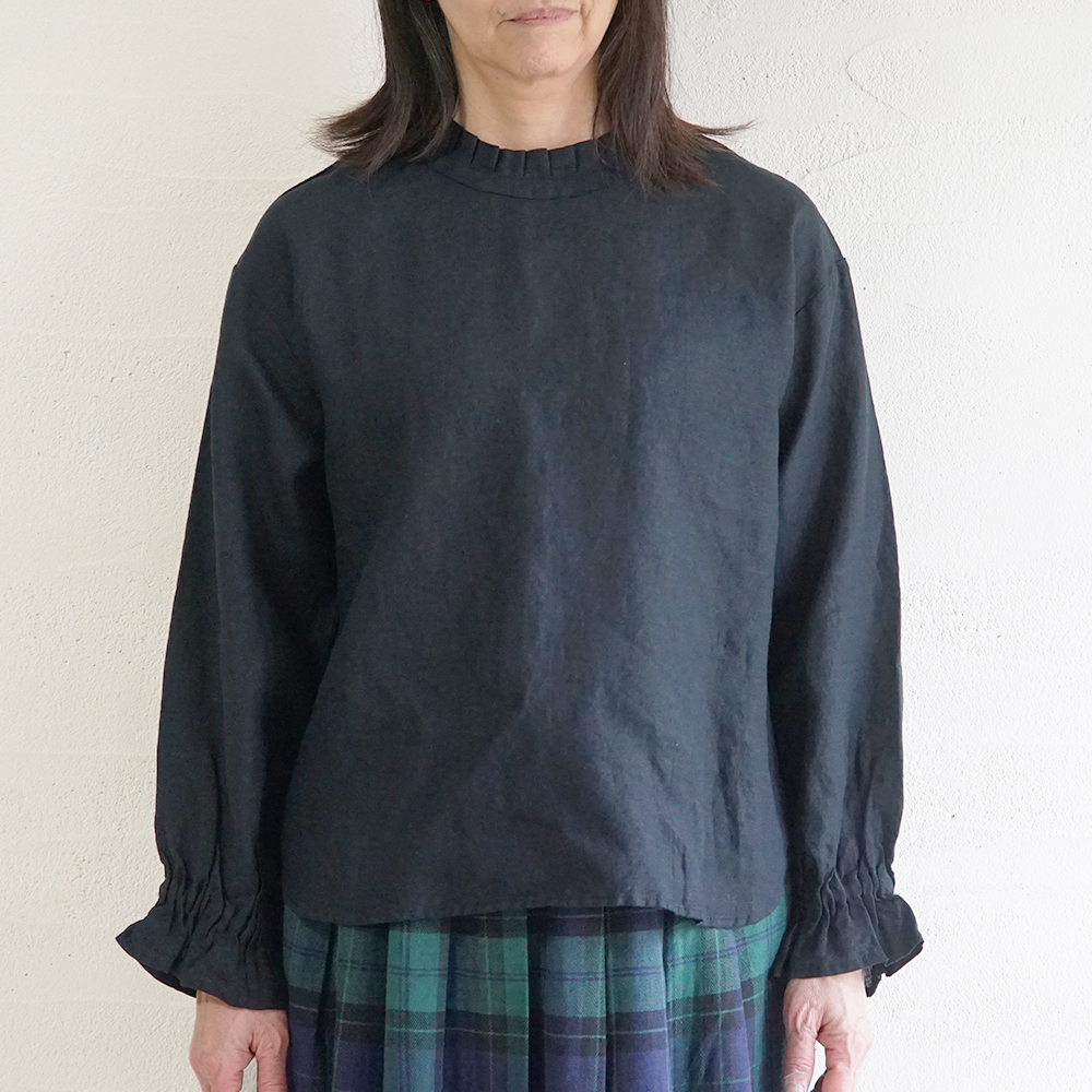 リネンブラウス 