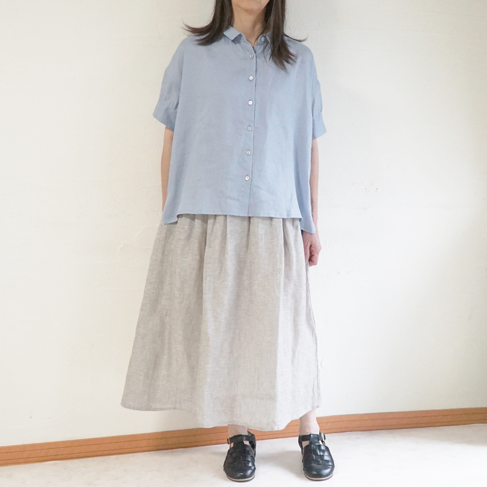リネンスカート 