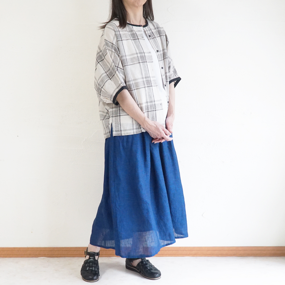 リネンスカート 