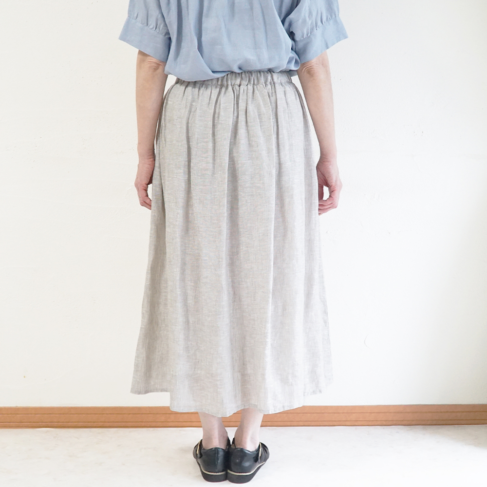 リネンスカート 