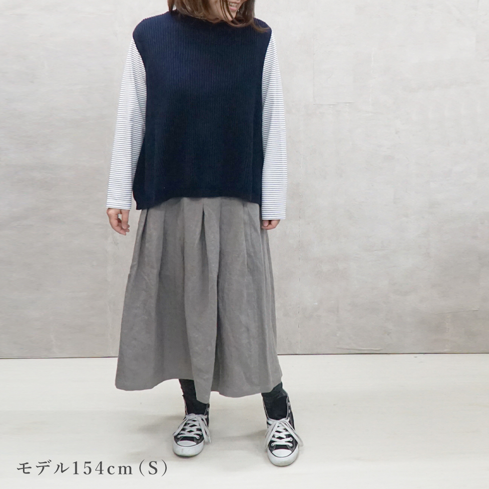 リネンスカート 