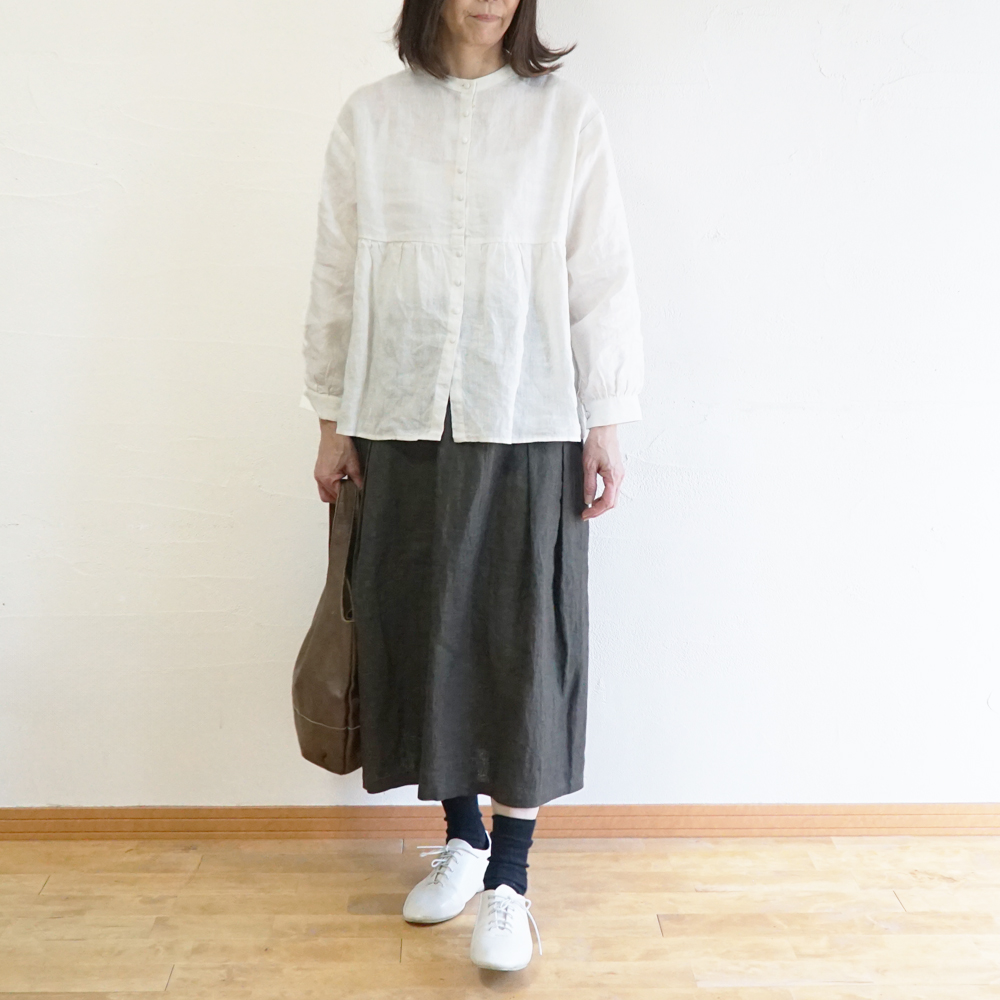 リネンスカート 
