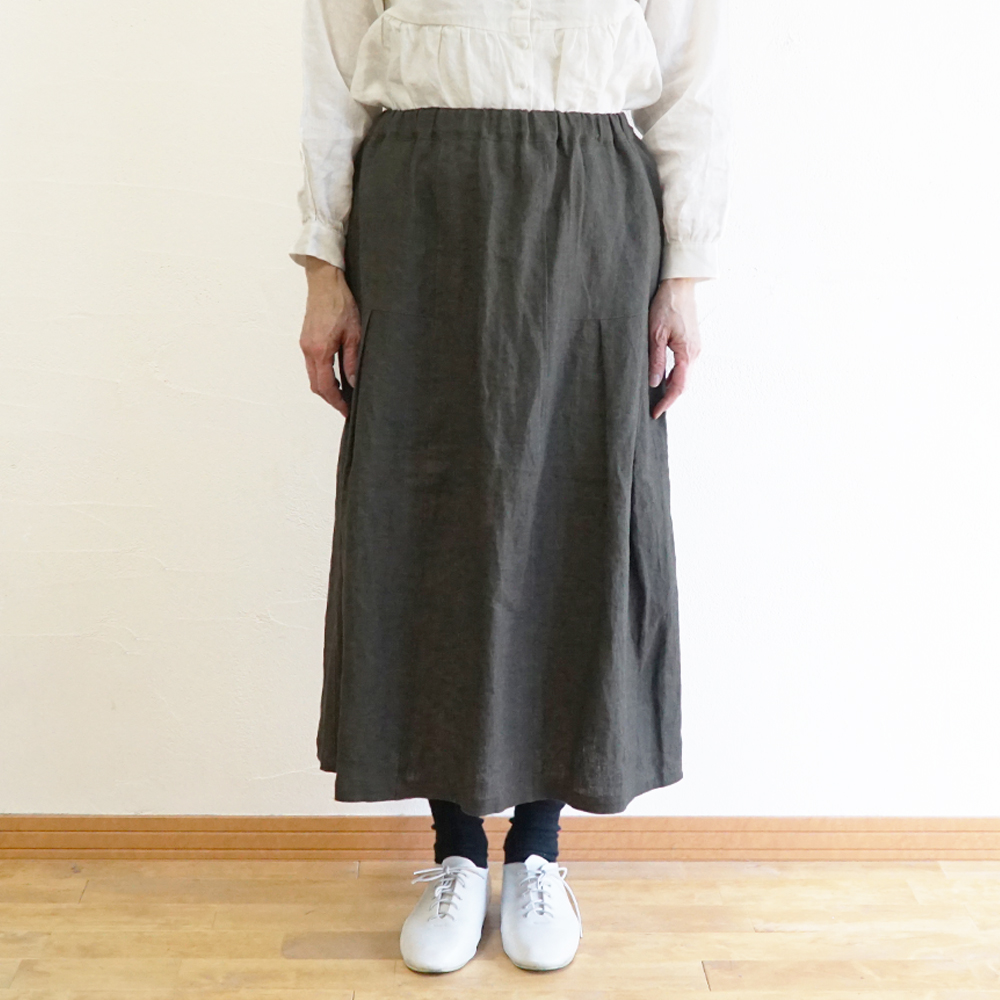 リネンスカート 
