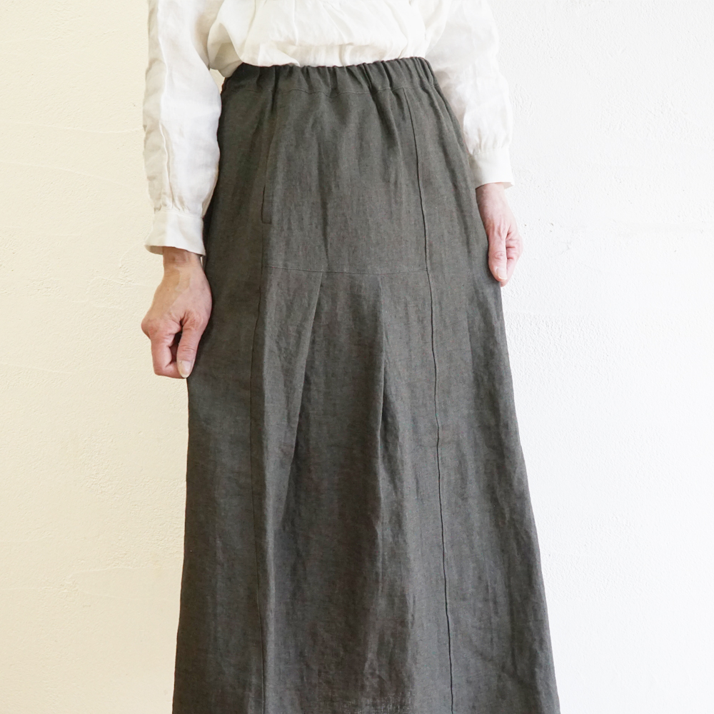 リネンスカート 
