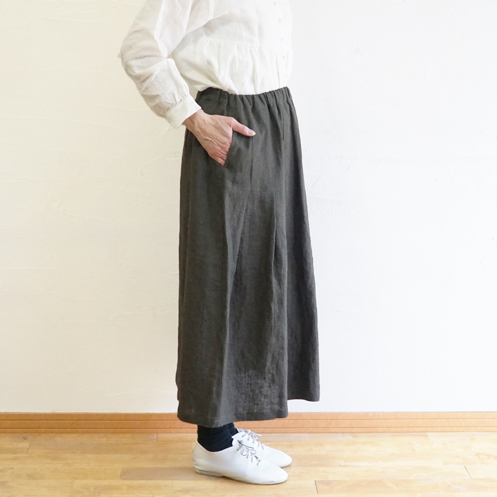 リネンスカート 