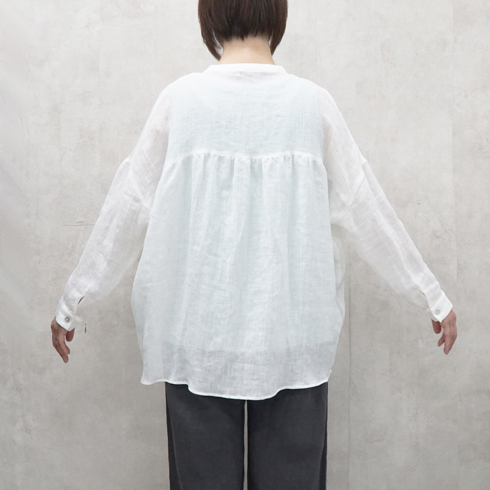 リネンブラウス 