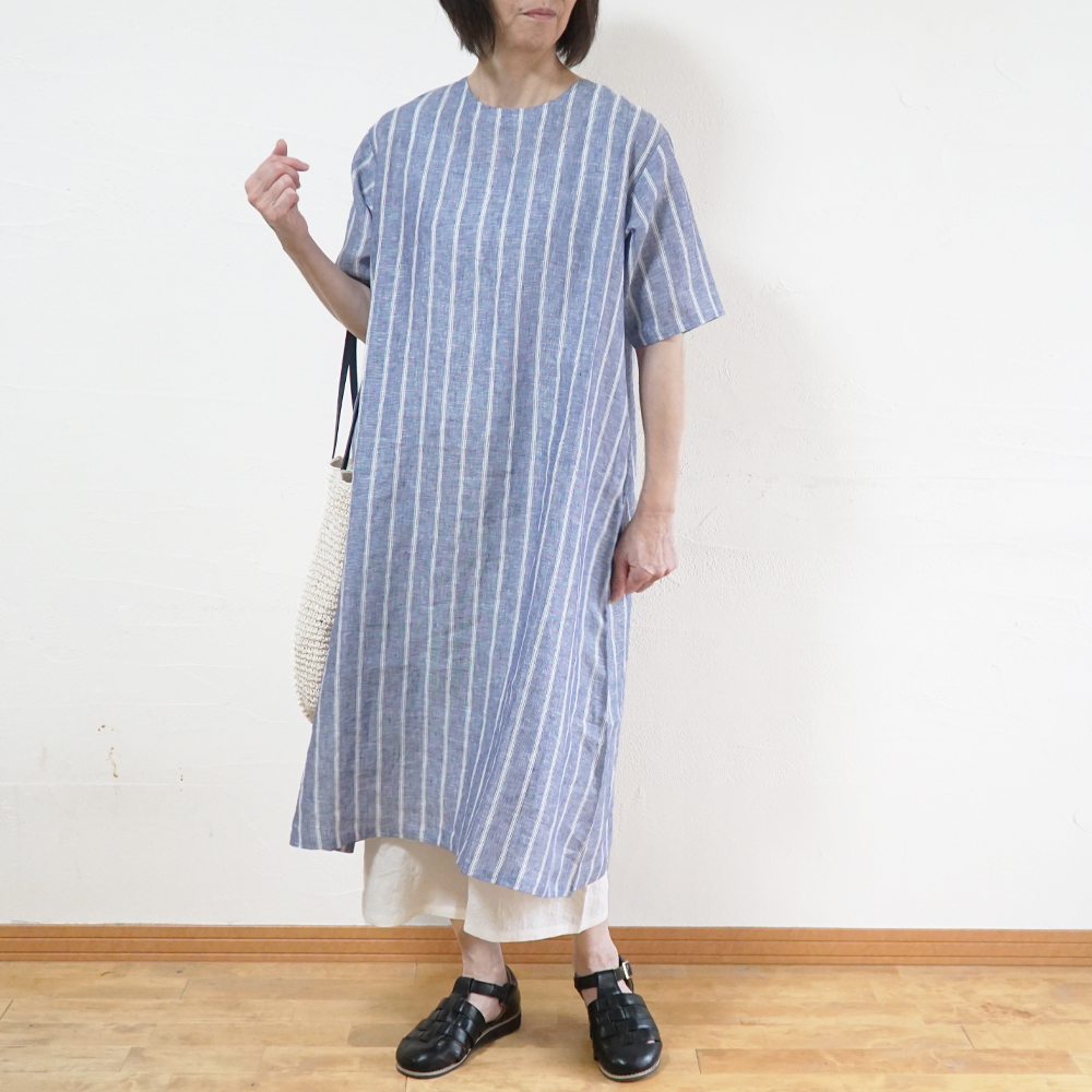 リネンワンピース 