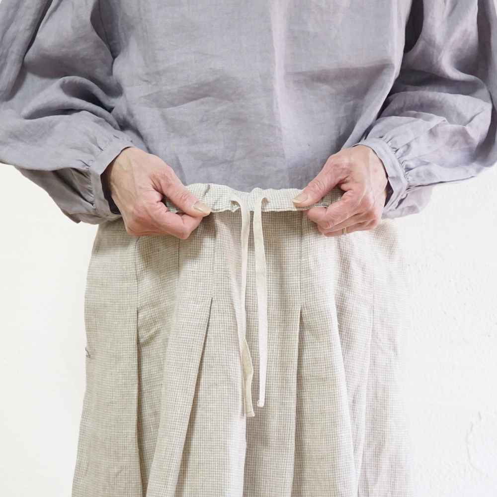 リネンスカート 