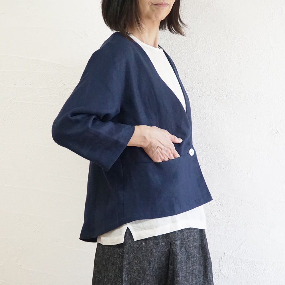 リネンジャケット 