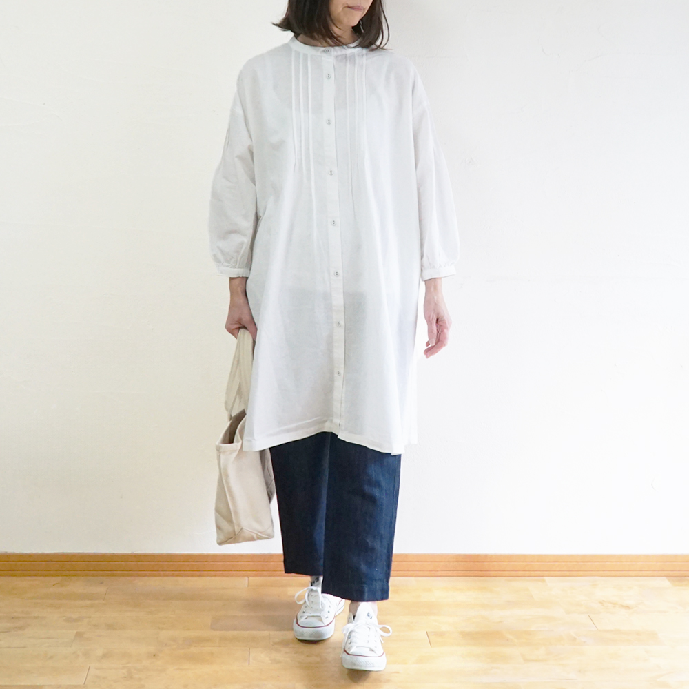 シャツワンピース 