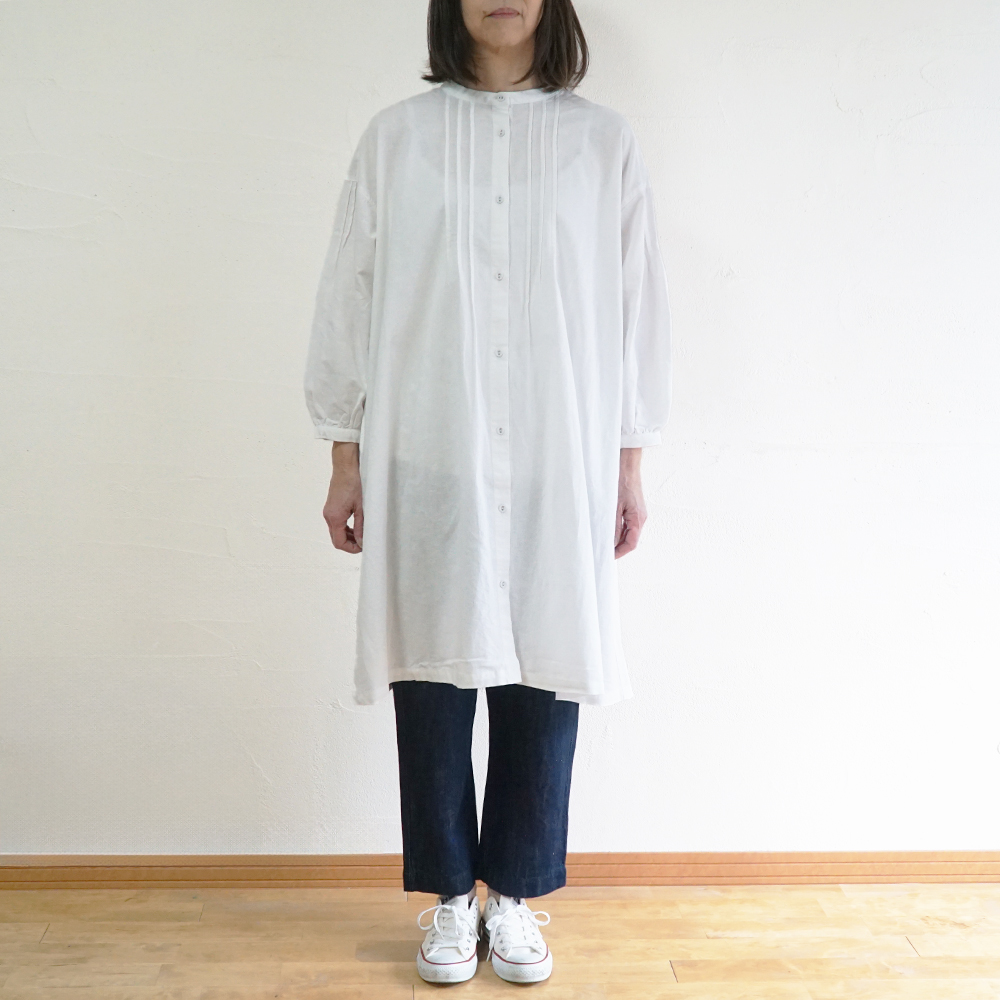 シャツワンピース 