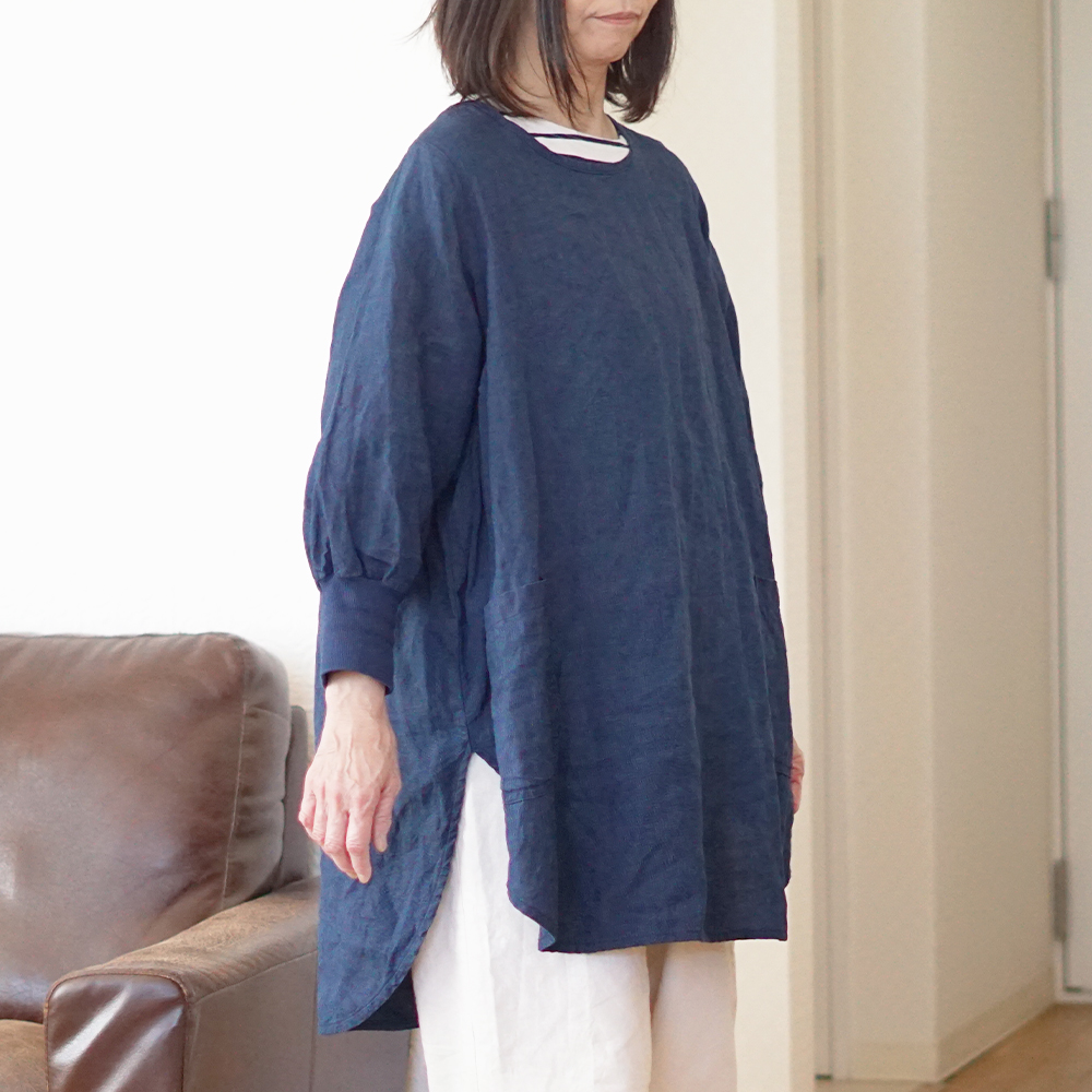 リネン割烹着 