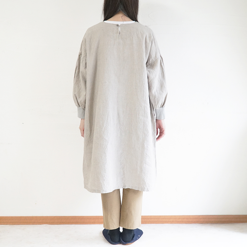 リネン割烹着 