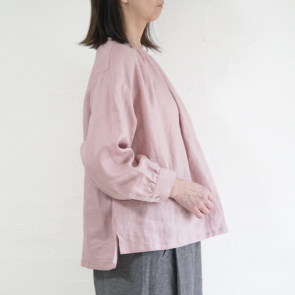 リネンブラウス 