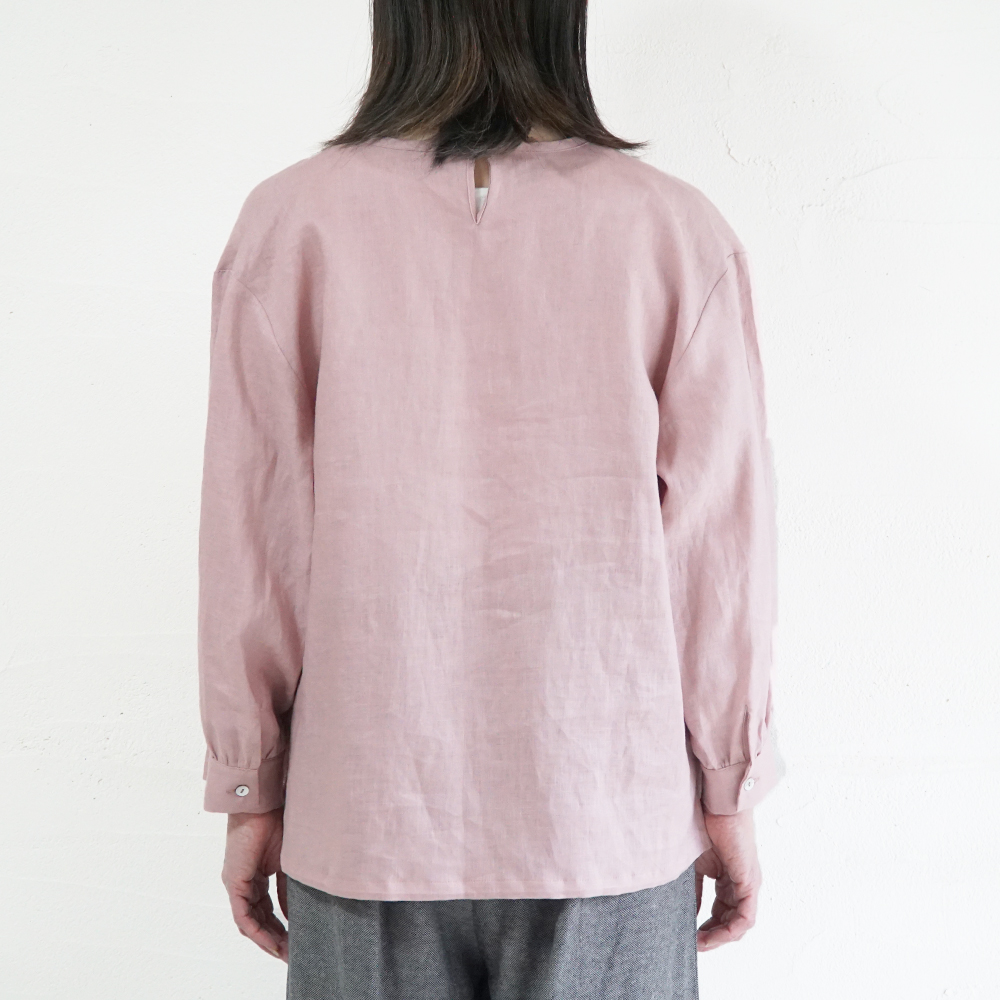 リネンブラウス 