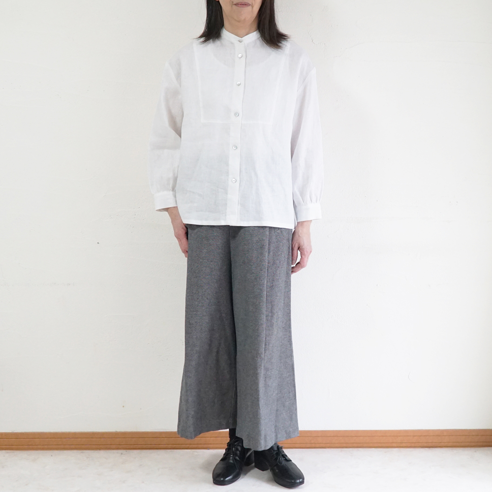 リネンブラウス 