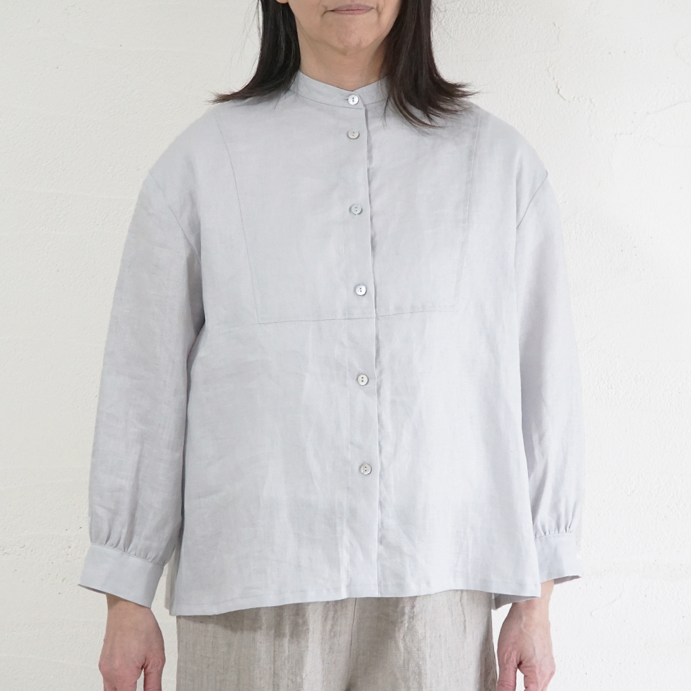 リネンブラウス 
