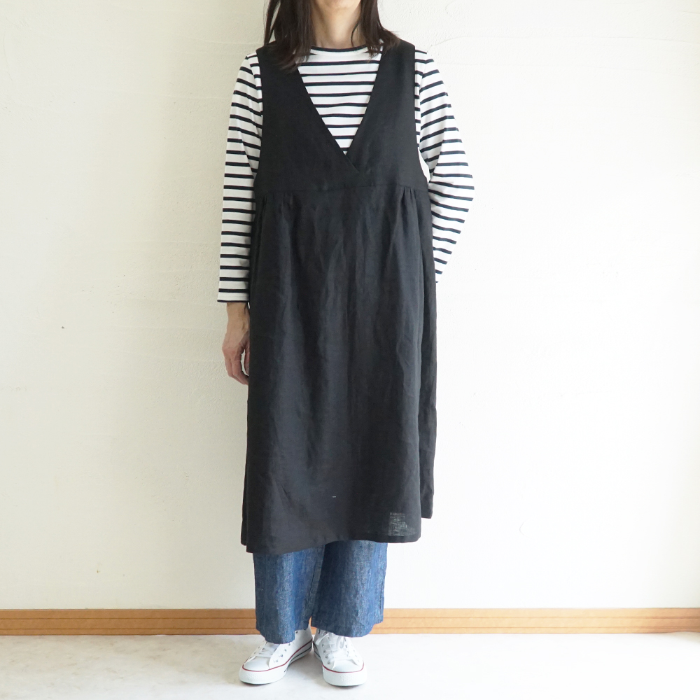 リネンワンピース 