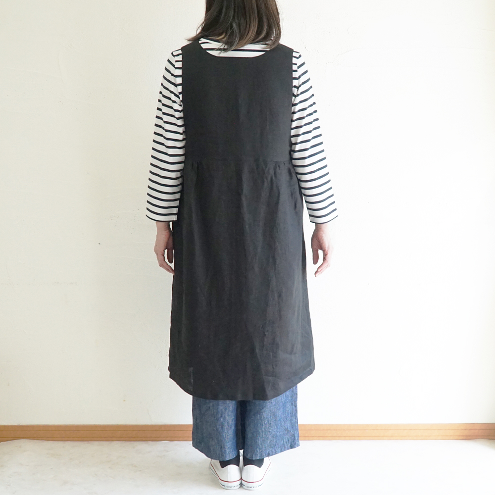リネンワンピース 