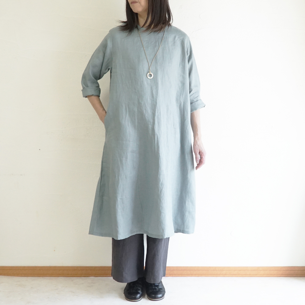 リネンワンピース 