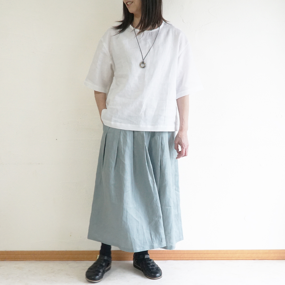 リネンスカート 