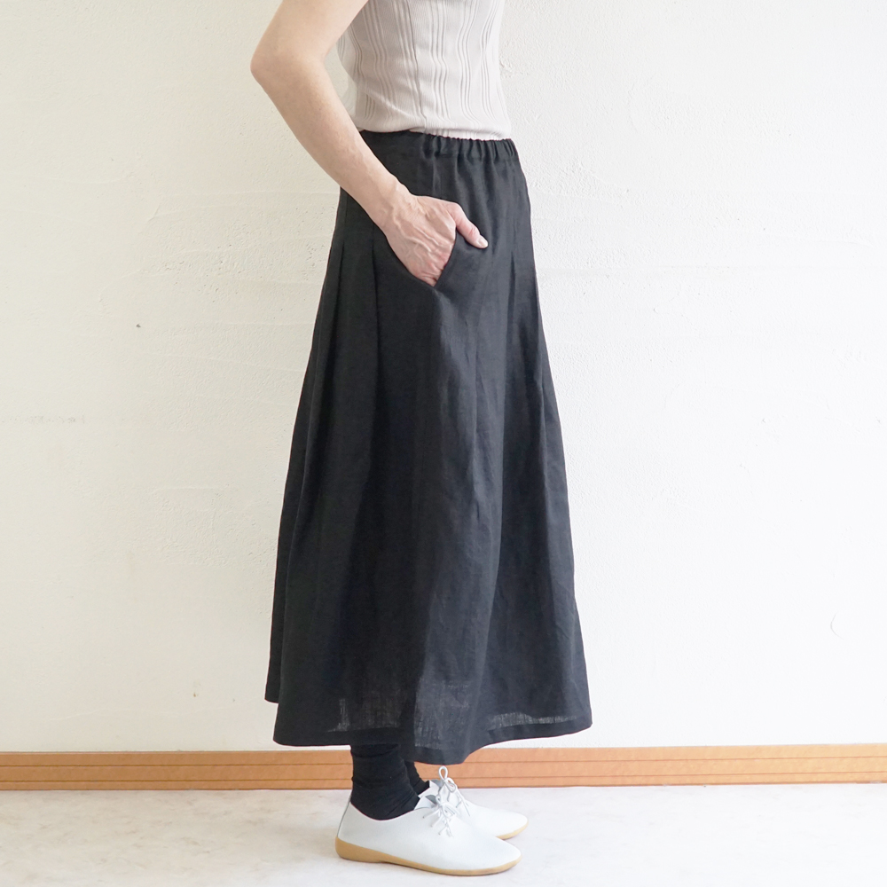 リネンスカート 