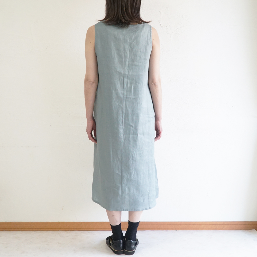 リネンワンピース 