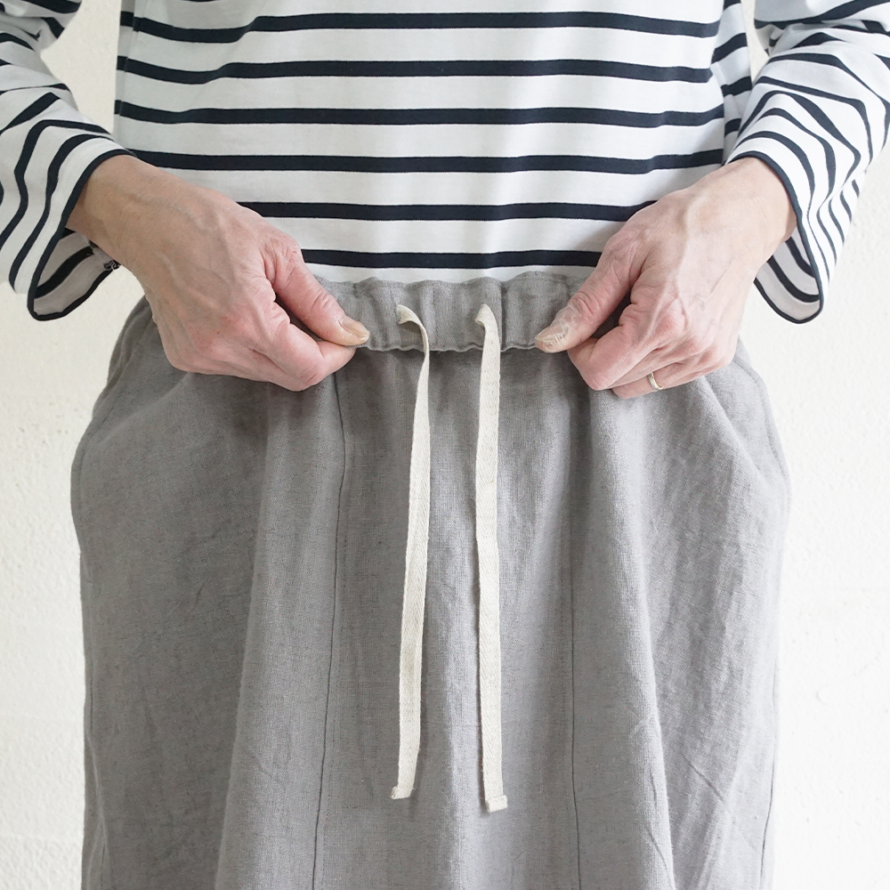 リネンスカート 