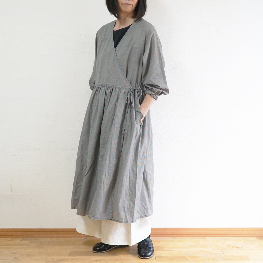 カシュクールワンピース