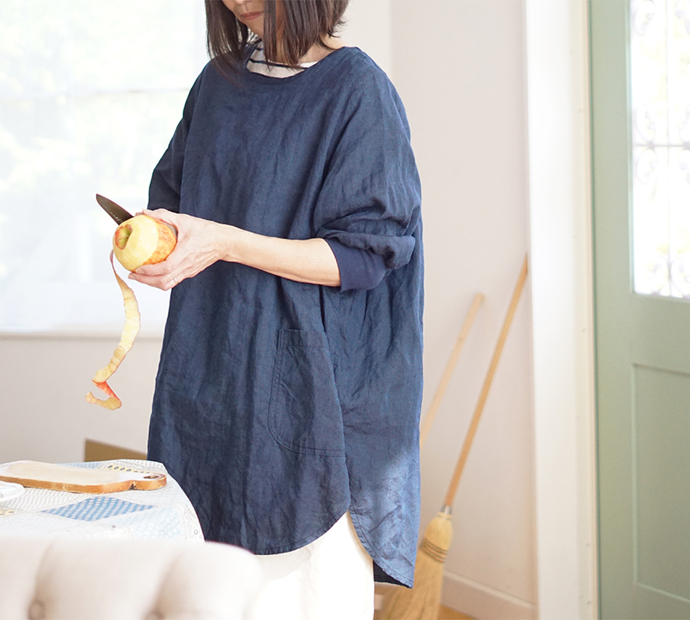 リネン割烹着
