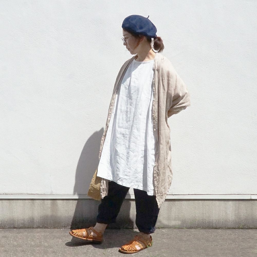Branch m‘.,ブランチエム,ナチュラル,30代,40代,50代,60代,リネン,ゆったり,パンツ,リネンパンツ,テーパードパンツ,テーパード,アンダーパンツ,ペチパンツ,Makuake,