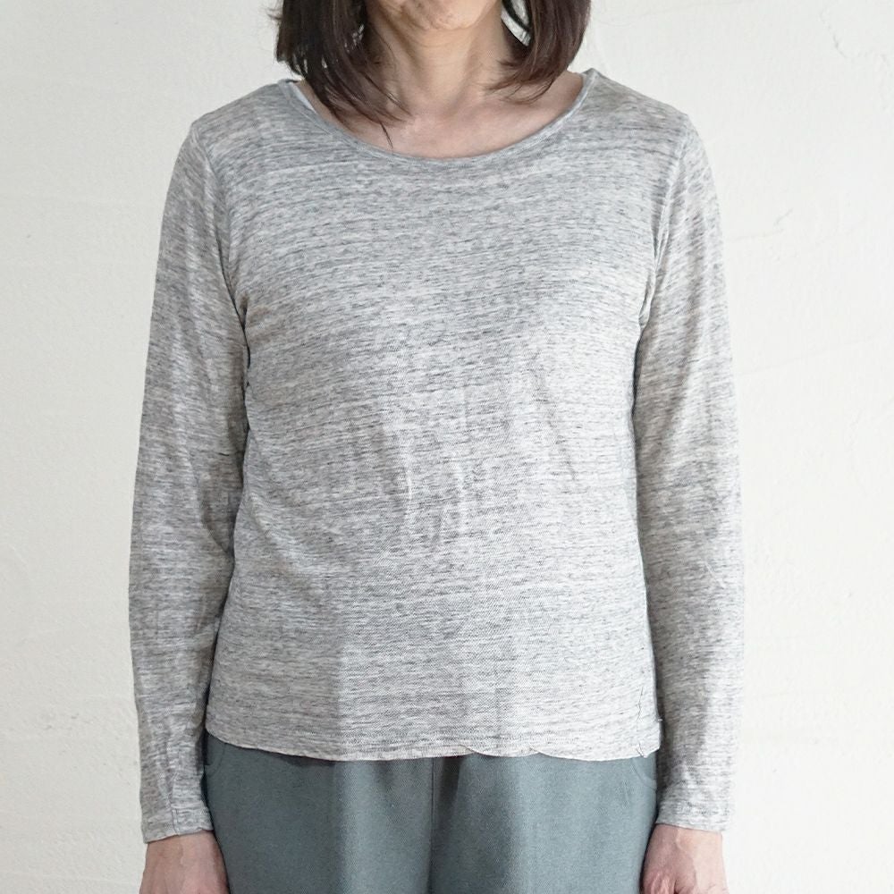 Branch m‘.,ブランチエム,ナチュラル,30代,40代,50代,60代,コットン,ゆったり,ガーゼ,インナー,肌着,肌に優しい,敏感肌,ロングスリーブ,長袖