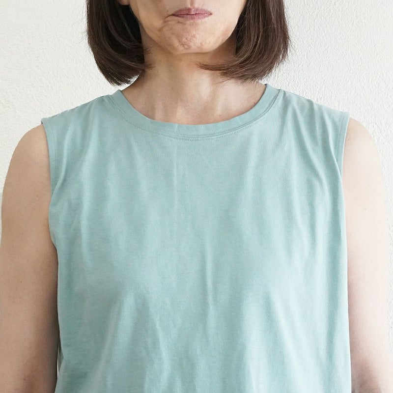 Branch m‘.,ブランチエム,ナチュラル,30代,40代,50代,60代,コットン,ゆったり,綿,タンクトップ,ノースリーブ,