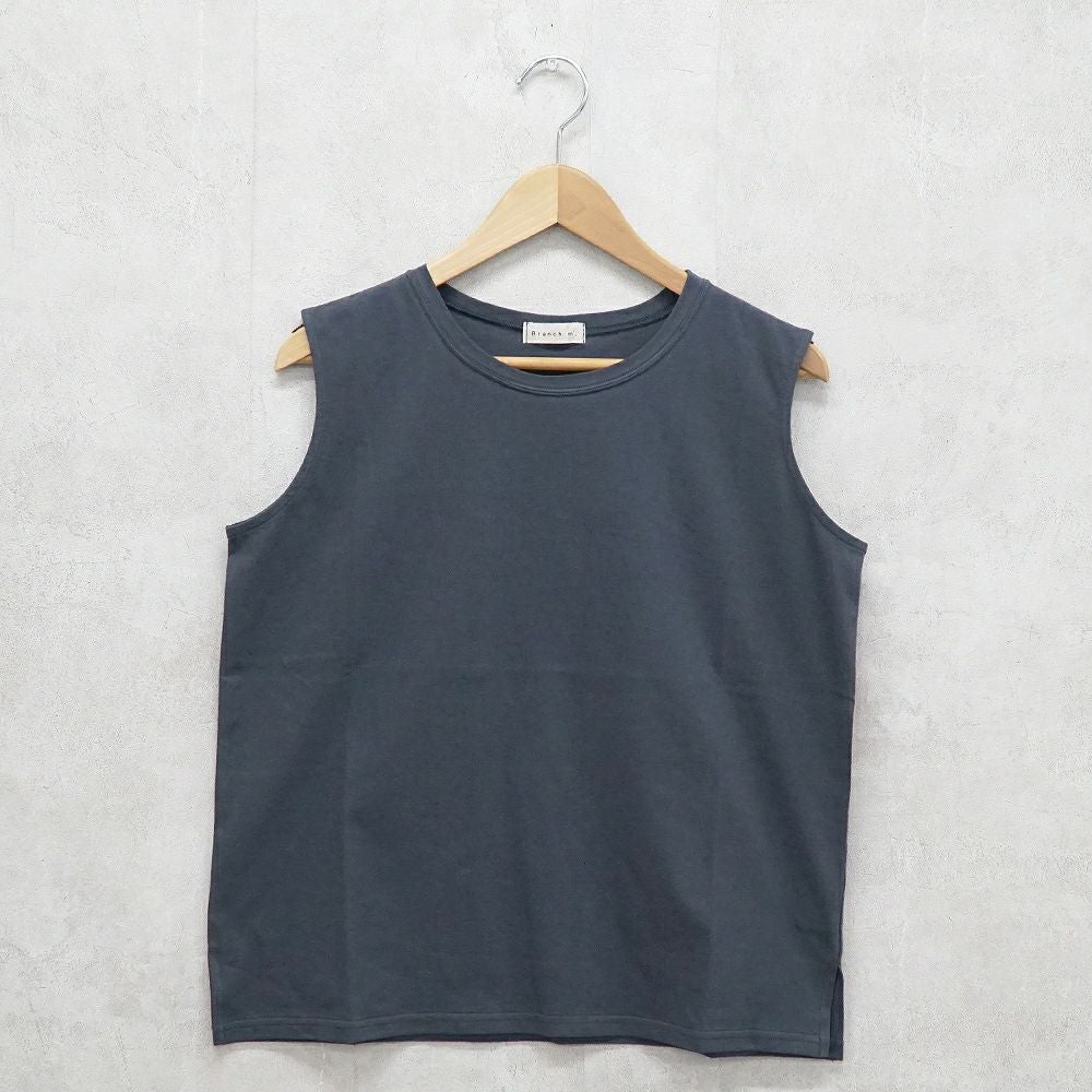 Branch m‘.,ブランチエム,ナチュラル,30代,40代,50代,60代,コットン,ゆったり,綿,タンクトップ,ノースリーブ,