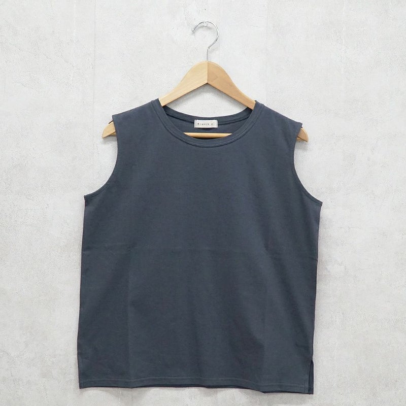 Branch m‘.,ブランチエム,ナチュラル,30代,40代,50代,60代,コットン,ゆったり,綿,タンクトップ,ノースリーブ,