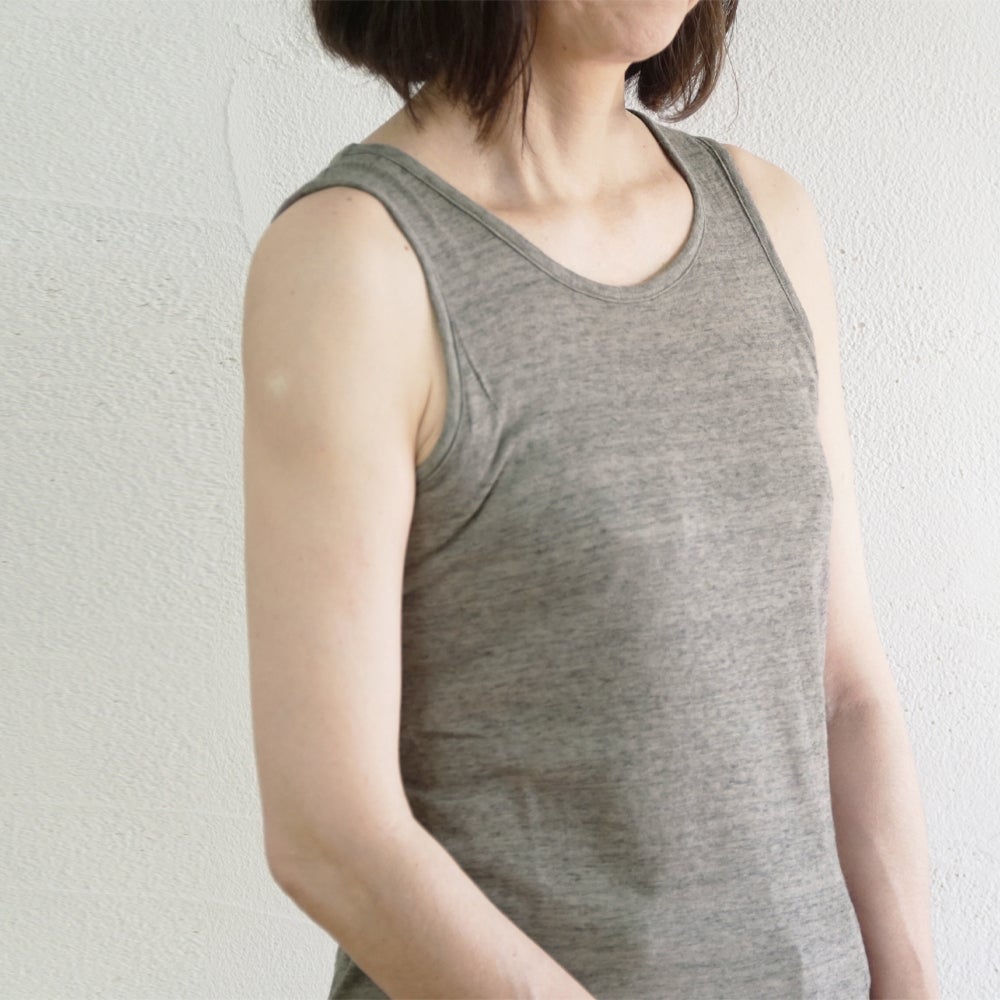 Branch m‘.,ブランチエム,ナチュラル,30代,40代,50代,60代,コットン,ゆったり,ガーゼ,インナー,肌着,肌に優しい,敏感肌,タンクトップ