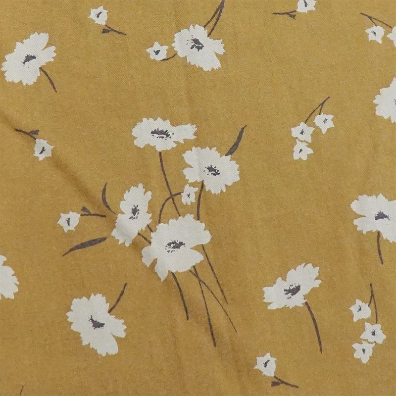 Branch m‘.,ブランチエム,ナチュラル,30代,40代,50代,60代,コットン,ゆったり,綿,ブラウス,プルオーバー,プルオーバーブラウス,綿起毛,起毛ブラウス,起毛,花柄,花柄ブラウス,