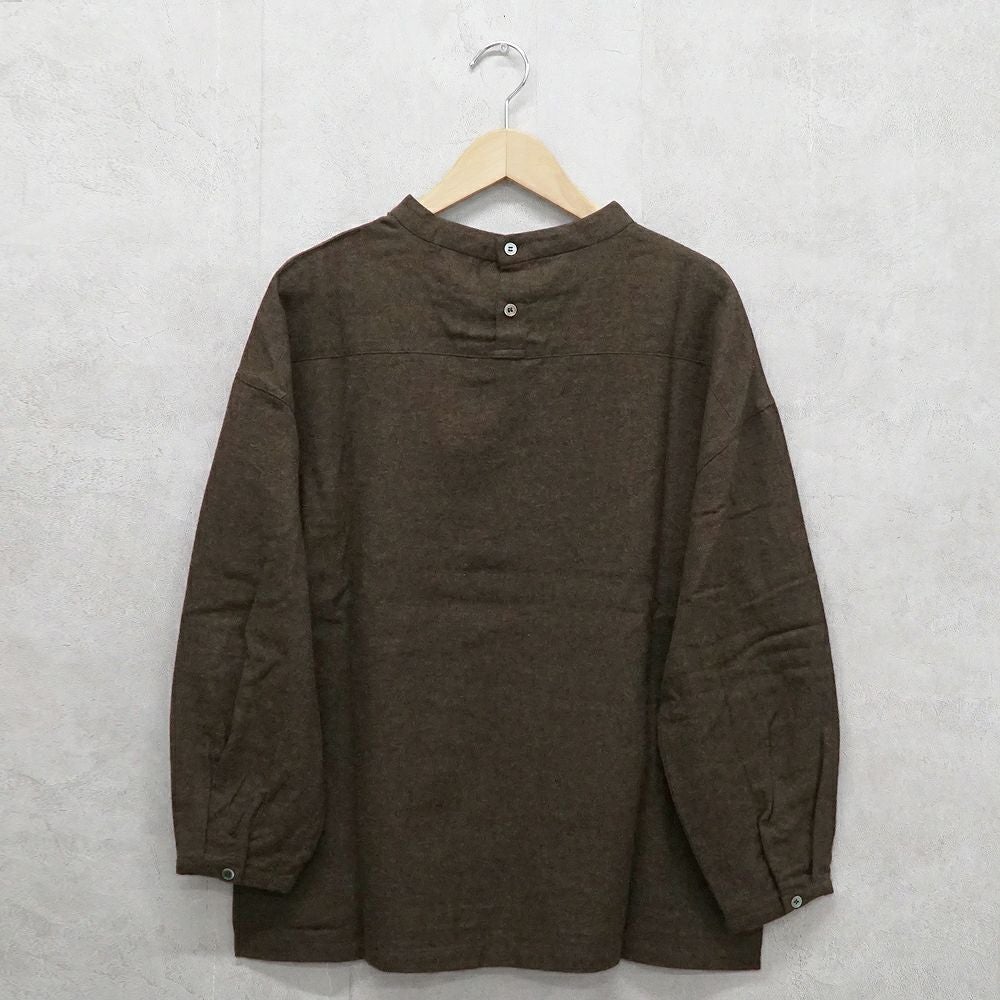 Branch m‘.,ブランチエム,ナチュラル,30代,40代,50代,60代,コットン,ゆったり,綿,ブラウス,綿ブラウス,ハイネックブラウス,プルオーバー,プルオーバーブラウス