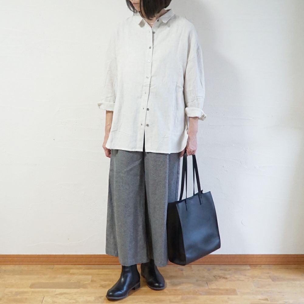 Branch m‘.,ブランチエム,ナチュラル,30代,40代,50代,60代,コットン,ゆったり,綿,ブラウス,綿ブラウス,シャツ,羽織,羽織り,綿シャツ