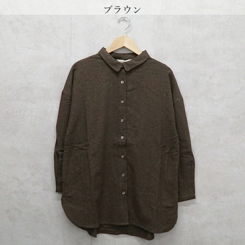 Branch m‘.,ブランチエム,ナチュラル,30代,40代,50代,60代,コットン,ゆったり,綿,ブラウス,綿ブラウス,シャツ,羽織,羽織り,綿シャツ
