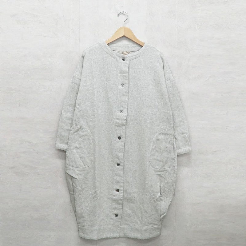 Branch m‘.,ブランチエム,ナチュラル,30代,40代,50代,60代,コットン,ゆったり,綿,コート,ジャケット,ロングコート,ロングジャケット,羽織り,羽織,秋コート,バルーンコート