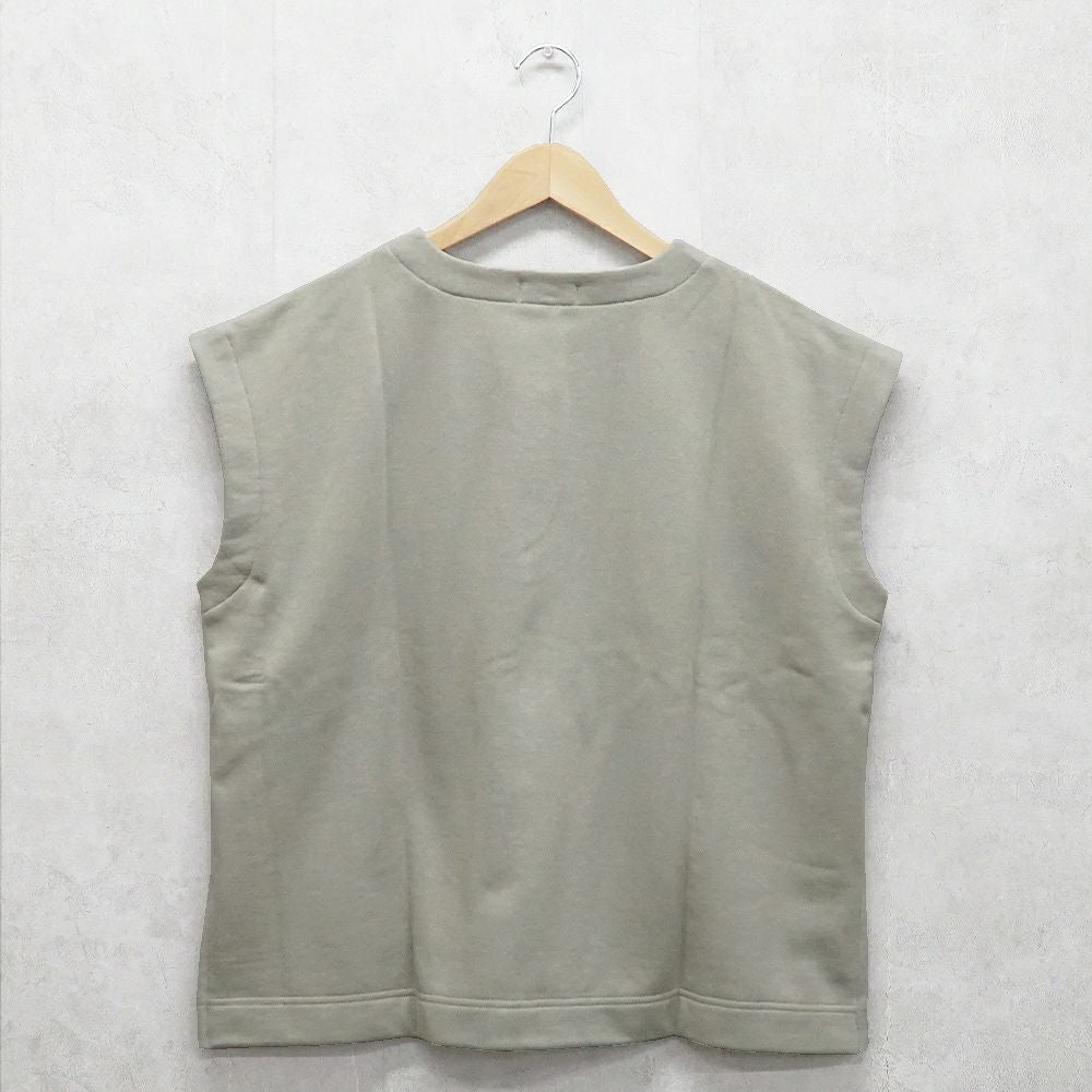 Branch m‘.,ブランチエム,ナチュラル,30代,40代,50代,60代,コットン,ゆったり,綿,裏毛,裏毛ベスト,ベスト,レイヤード,重ね着,体温調節,