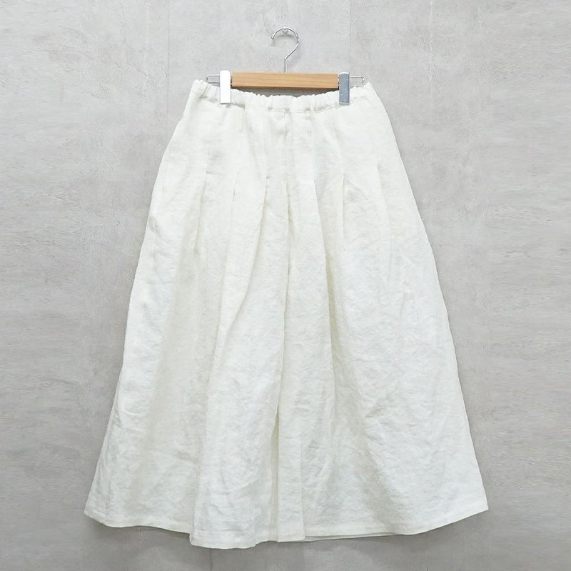 Branch m‘.,ブランチエム,ナチュラル,30代,40代,50代,60代,リネン,ゆったり,フォーマル,オケージョン,セットアップ,スカート,リネンスカート,タックスカート,