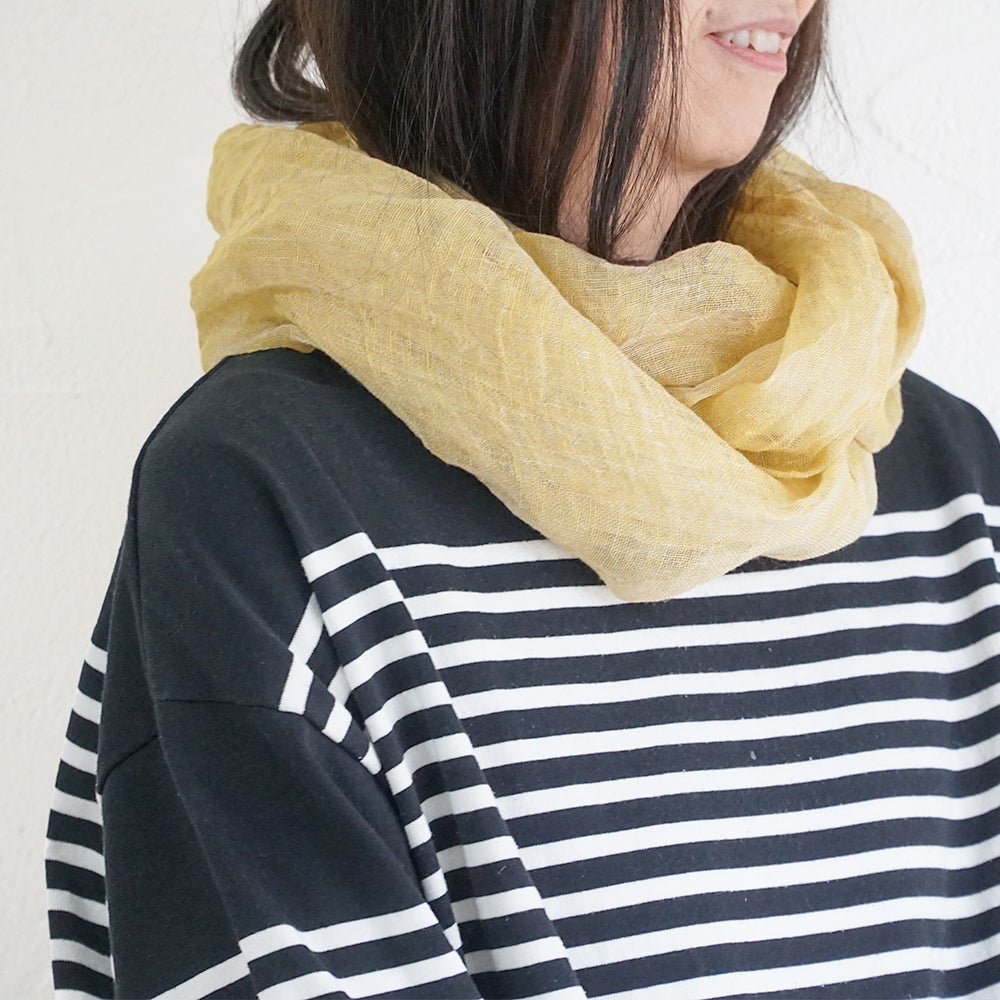 Branch m‘.,ブランチエム,ナチュラル,30代,40代,50代,60代,リネン,ゆったり,ストール,マフラー,スヌード,サークルストール, ,リネンストール 