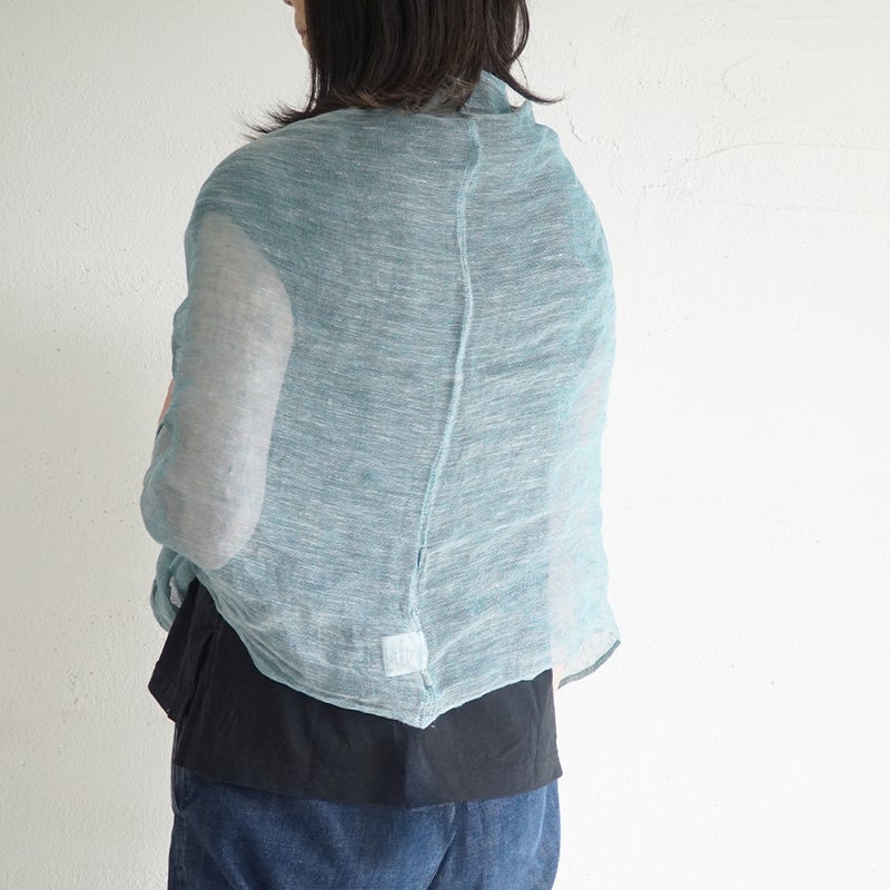 Branch m‘.,ブランチエム,ナチュラル,30代,40代,50代,60代,リネン,ゆったり,ストール,マフラー,スヌード,サークルストール, ,リネンストール 