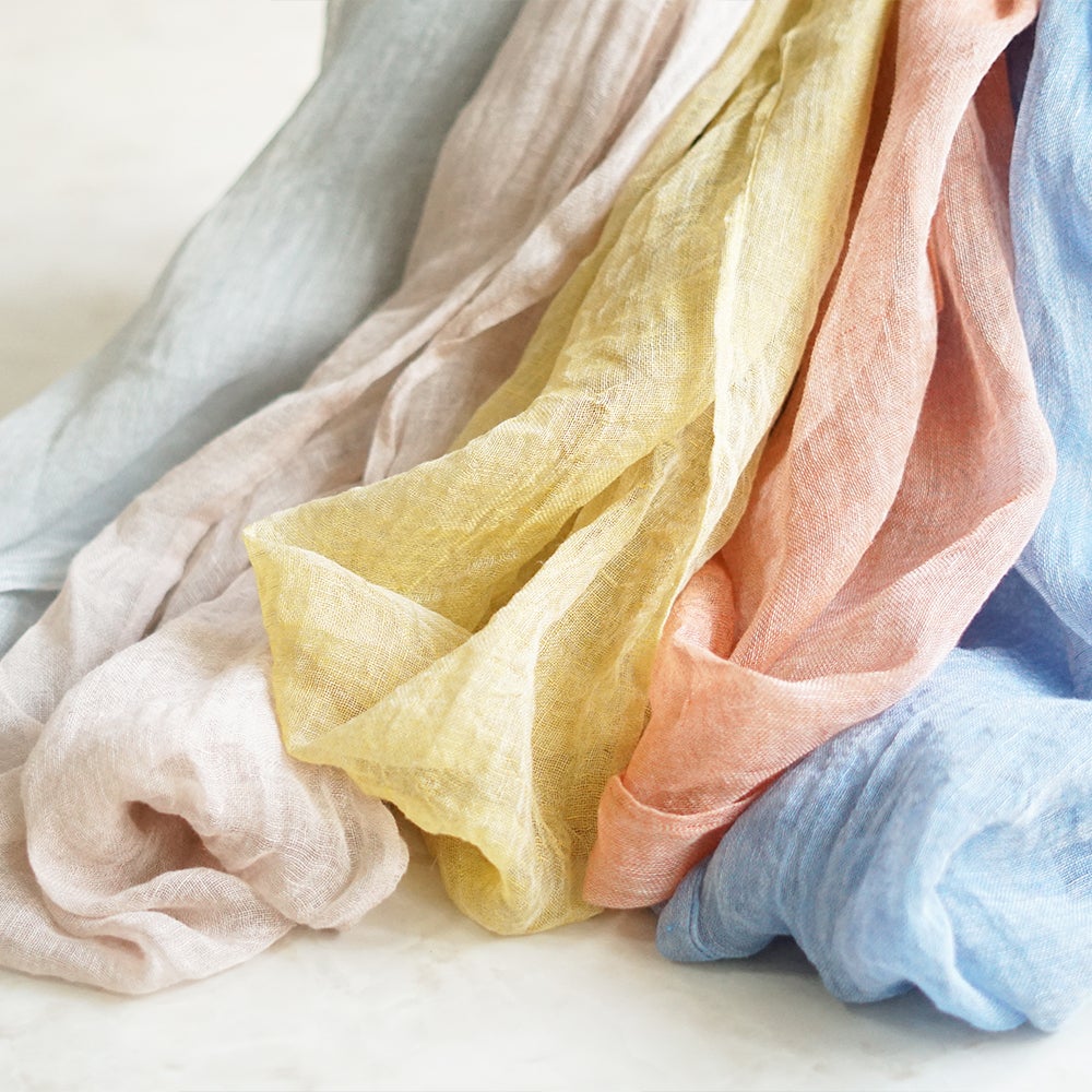 Branch m‘.,ブランチエム,ナチュラル,30代,40代,50代,60代,リネン,ゆったり,ストール,マフラー,スヌード,サークルストール, ,リネンストール 